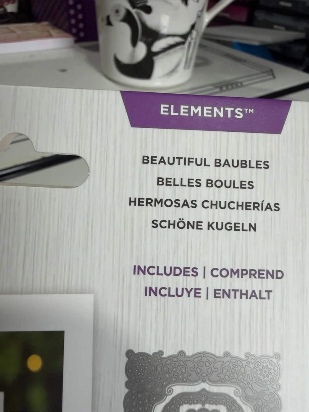 Crafters Companion Beautiful Baubles Papercraft Die